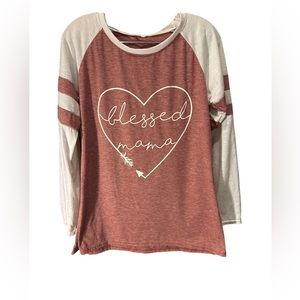 Blessed mama long sleeve size XL
